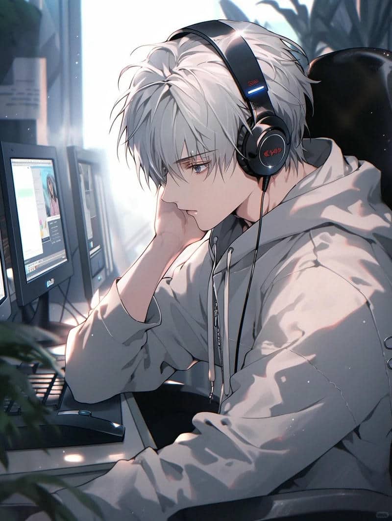ảnh anime nam cute lạnh lùng