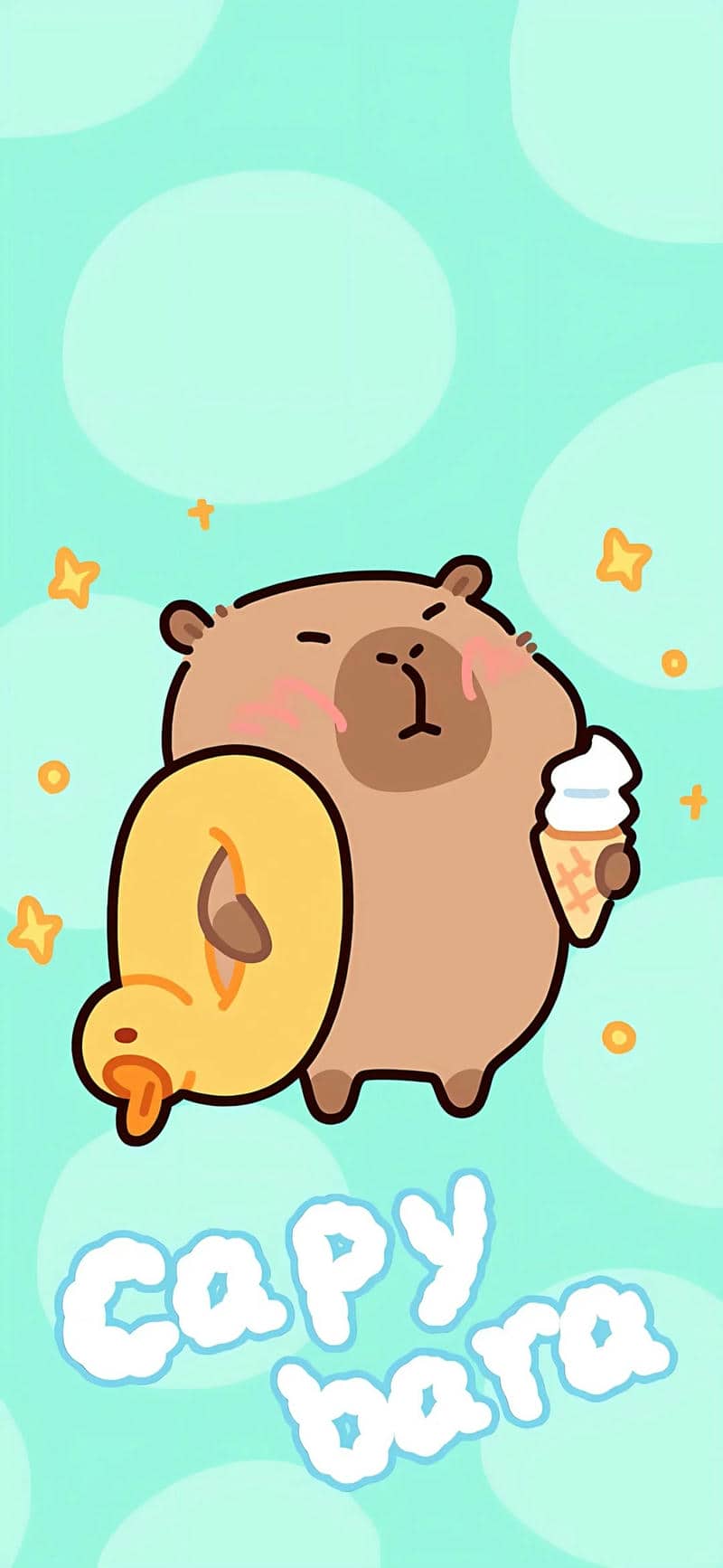 ảnh capybara hình nền cute