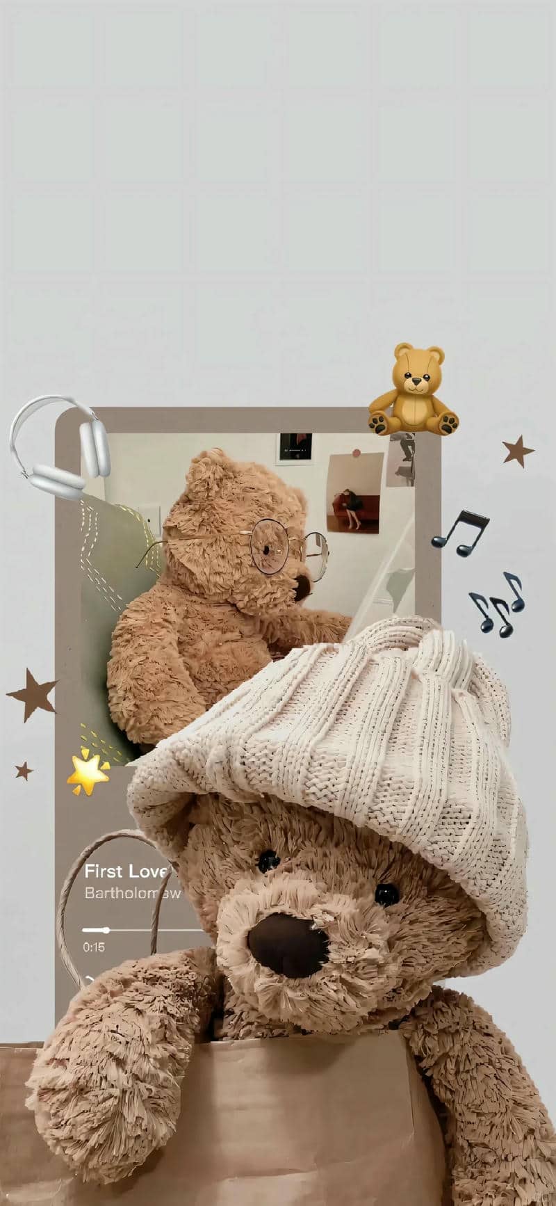 ảnh con gấu hình nền cute