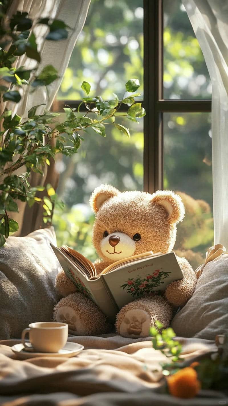 ảnh hình nền con gấu cute