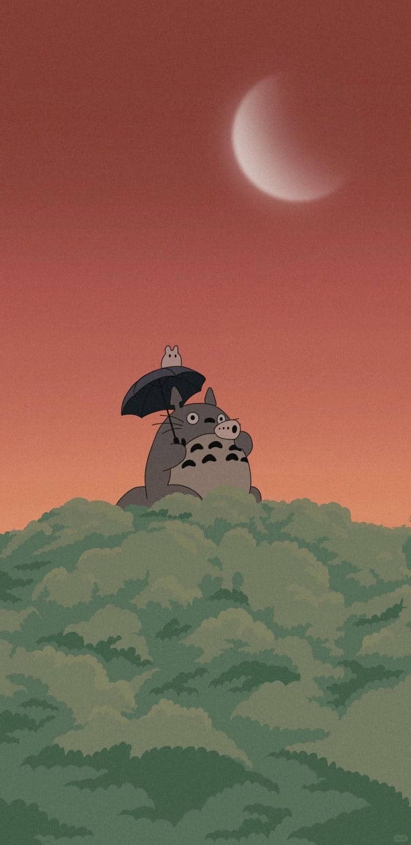 ảnh hình nền điện thoại cute totoro