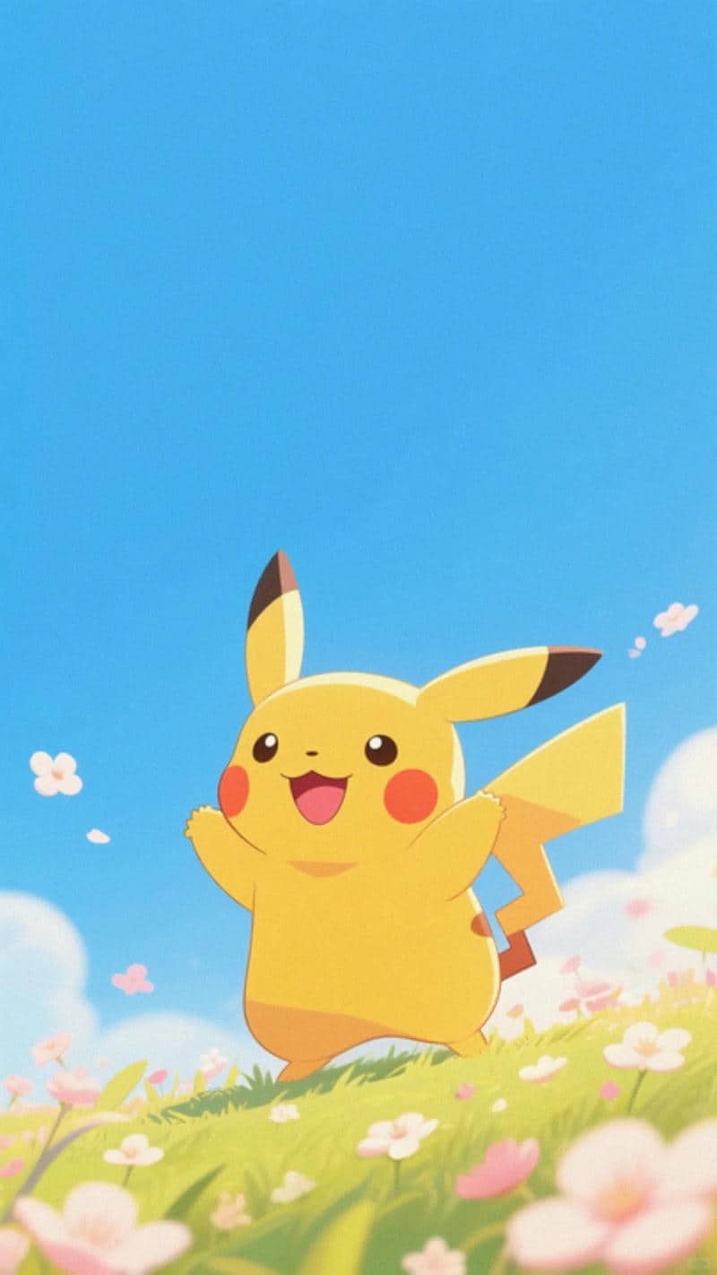 ảnh hình nền điện thoại pikachu