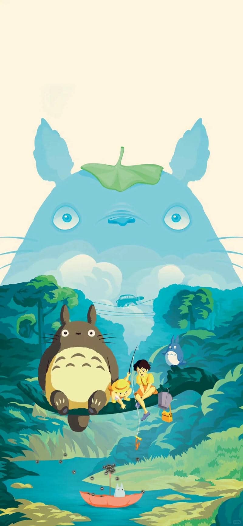 ảnh hình nền đt cute totoro