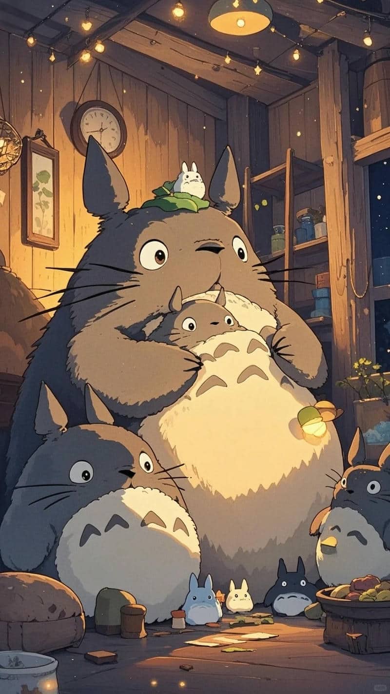 ảnh hình nền đt totoro cute