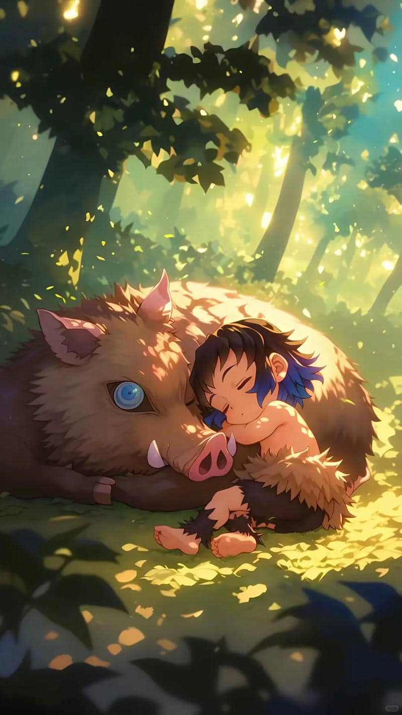 ảnh hình nền inosuke cute