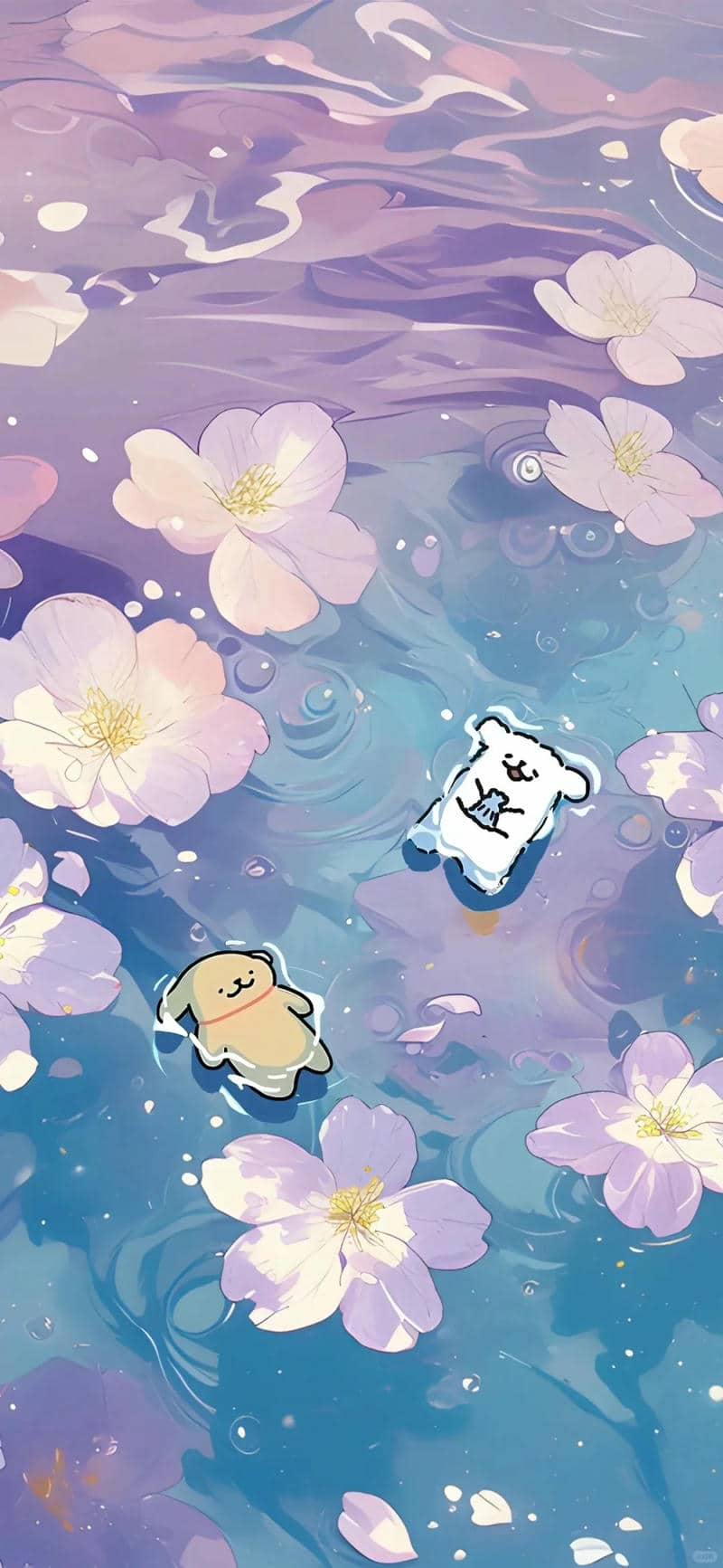 ảnh hình nền màu tím cute