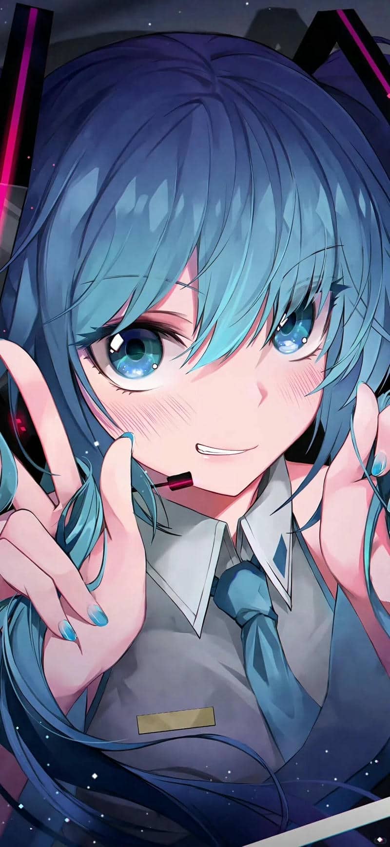 ảnh hình nền miku 4k
