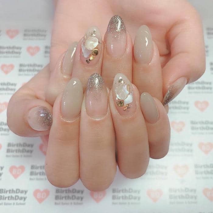 ảnh mẫu nail ẩn xà cừ đẹp