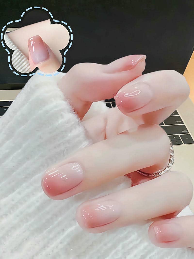 ảnh mẫu nail đơn giản cho học sinh