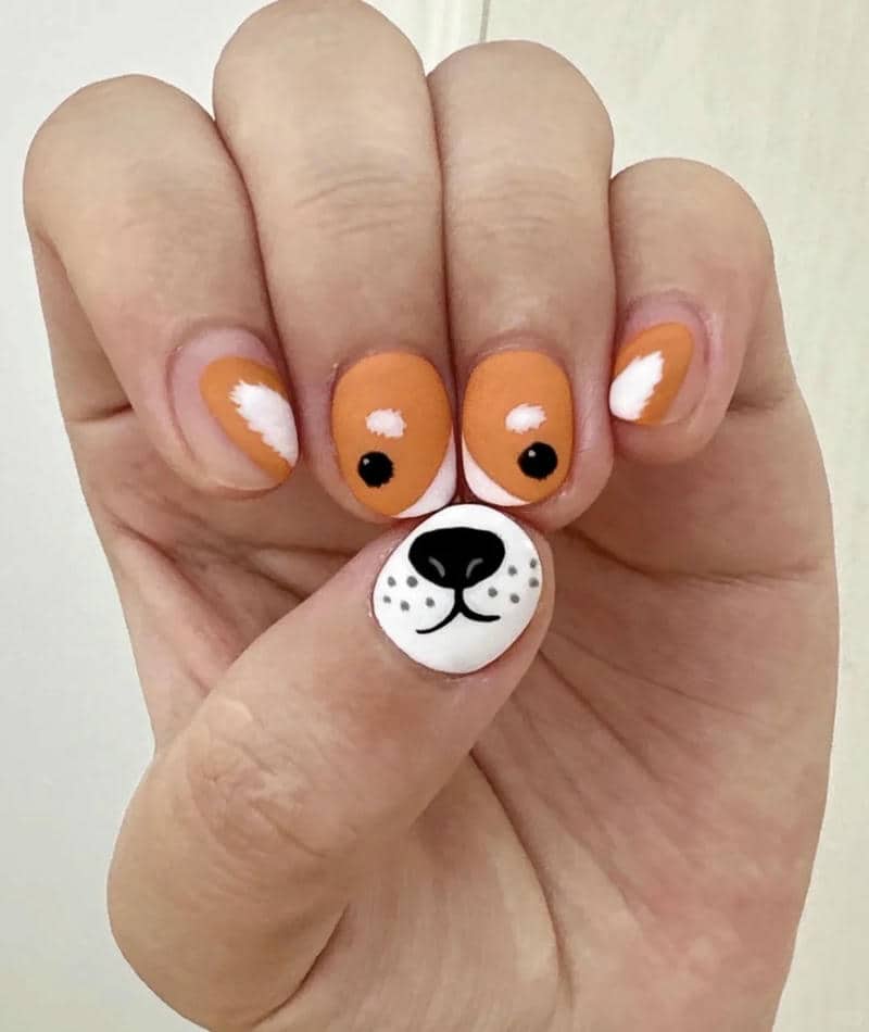 ảnh mẫu nail hài hước