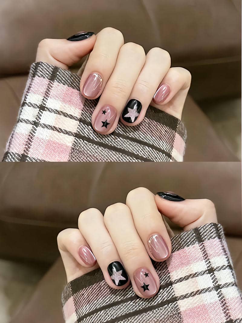 ảnh mẫu nail hàn quốc