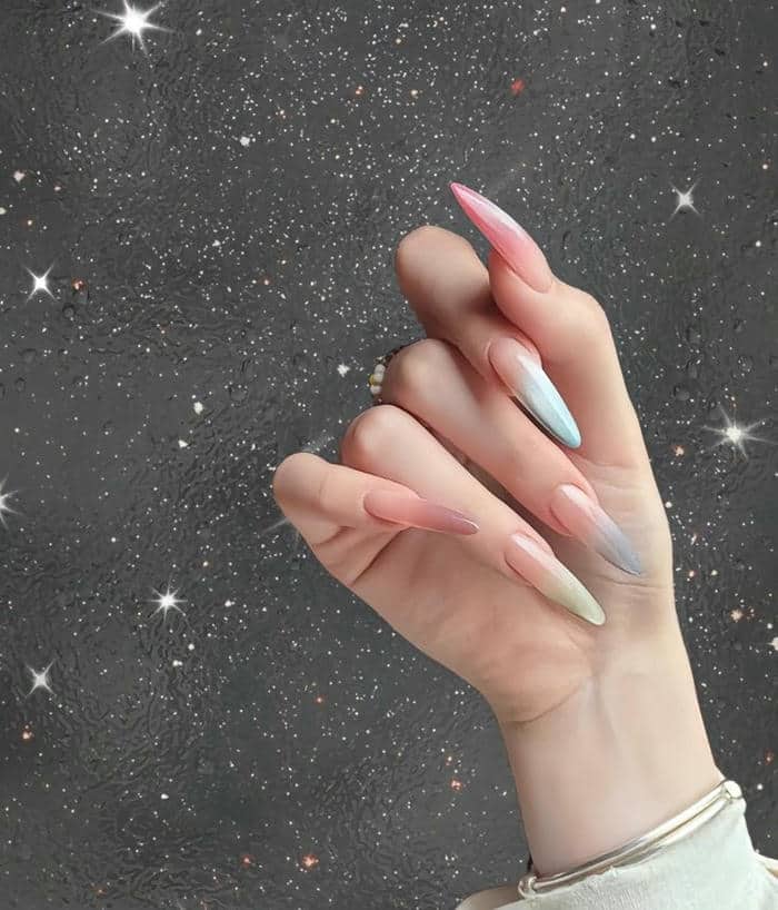 ảnh mẫu nail loang