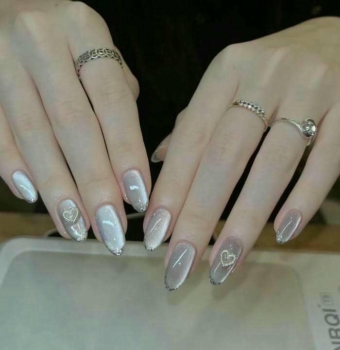 ảnh mẫu nail mắt mèo siêu hot