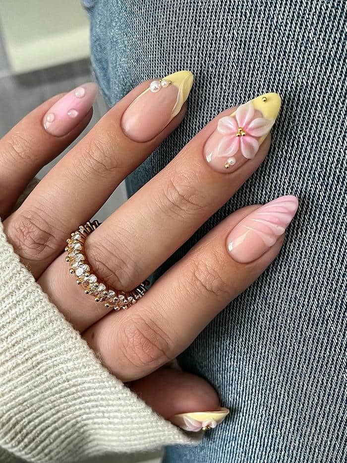 ảnh mẫu nail mùa hè đẹp