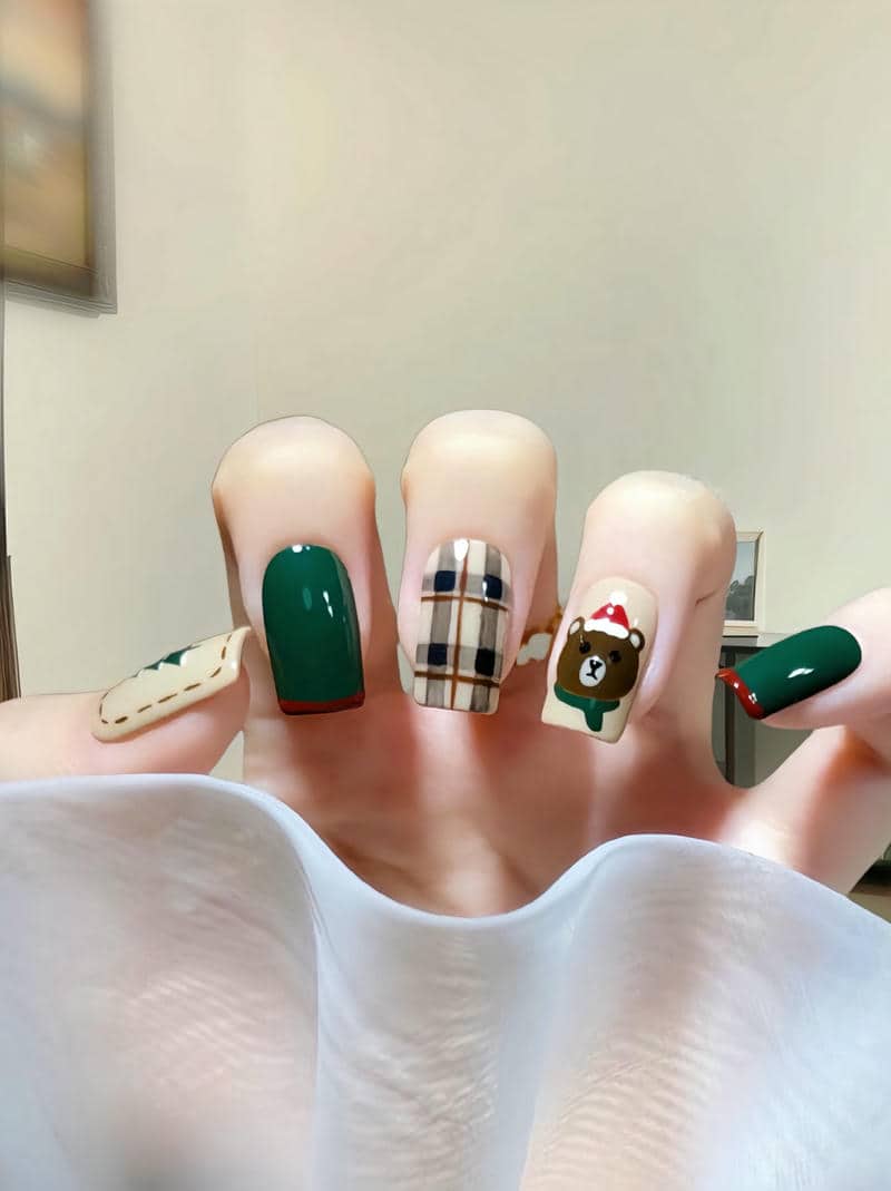 ảnh mẫu nail noel