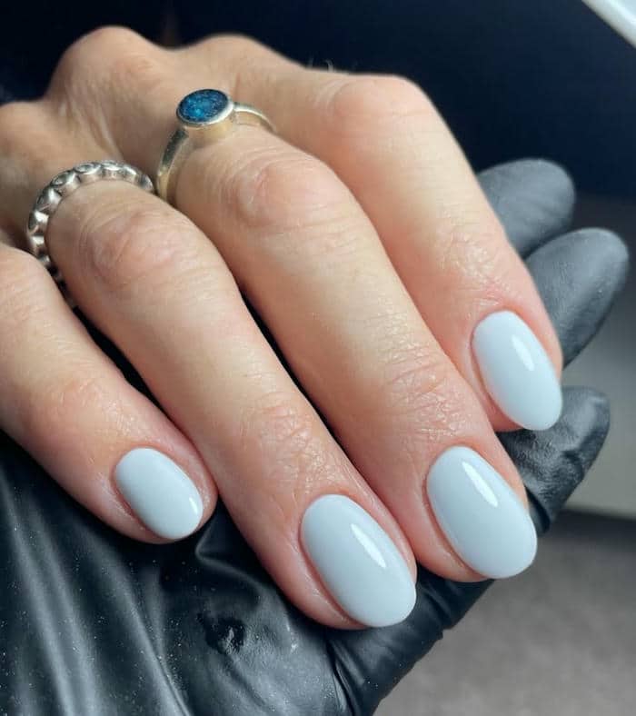 ảnh mẫu nail sơn trơn