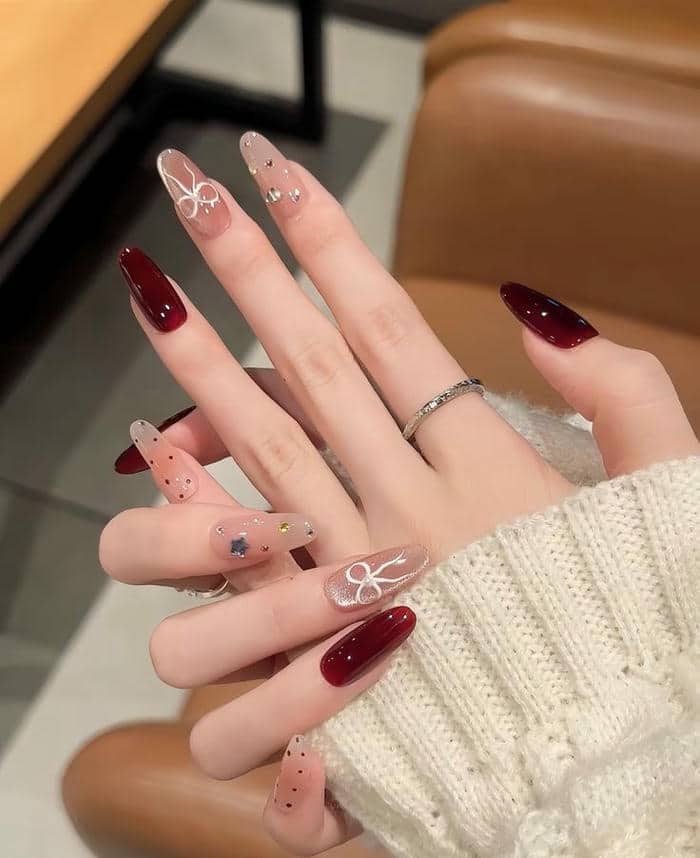 ảnh mẫu nail tết đẹp