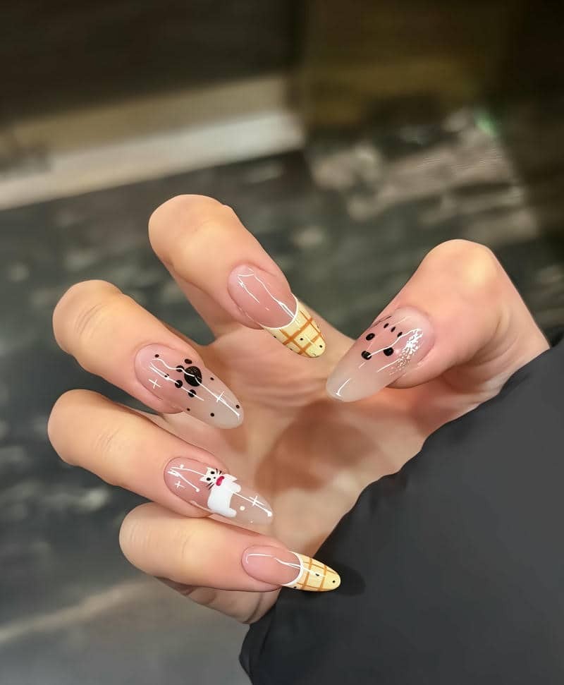 ảnh mẫu nail thạch đẹp