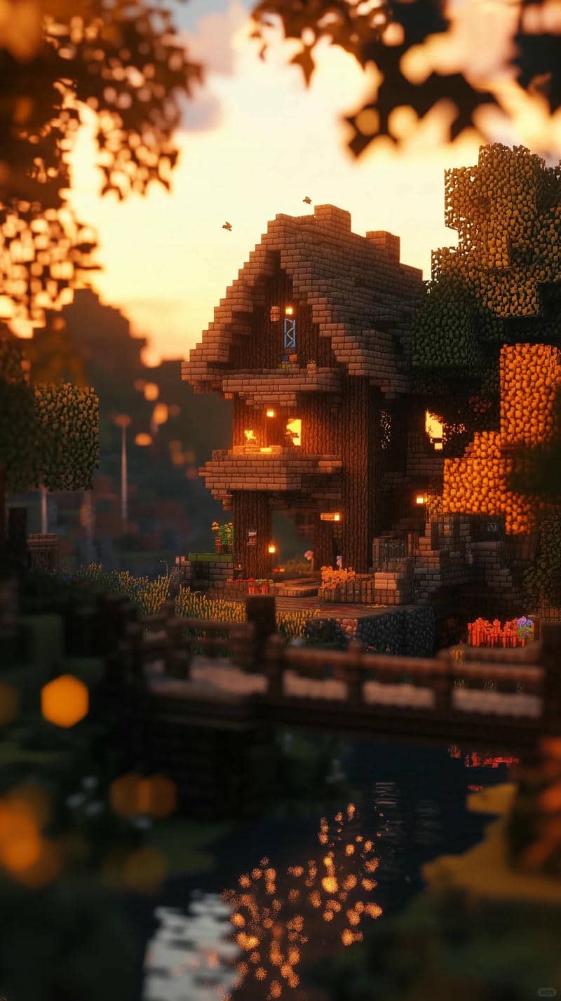ảnh minecraft làm hình nền đt