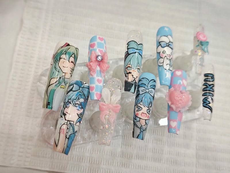 ảnh nail anime cute