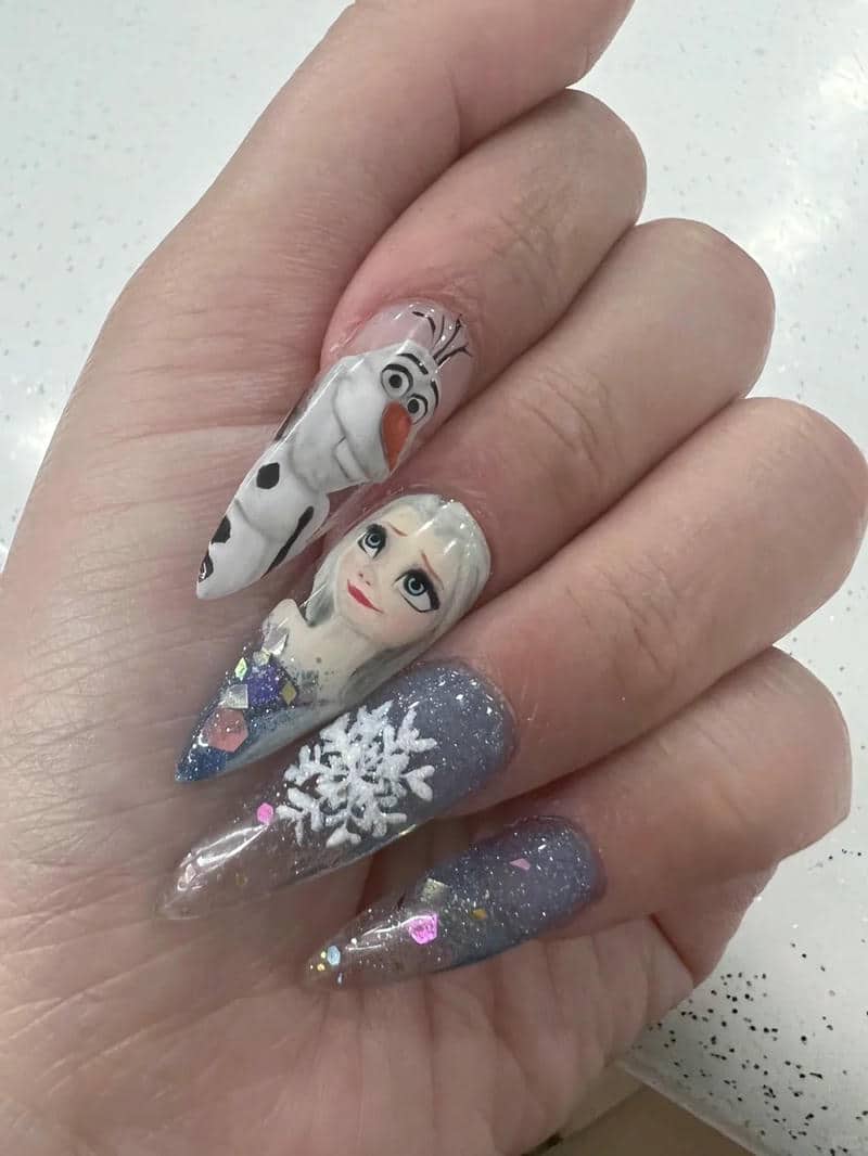 ảnh nail anime đẹp