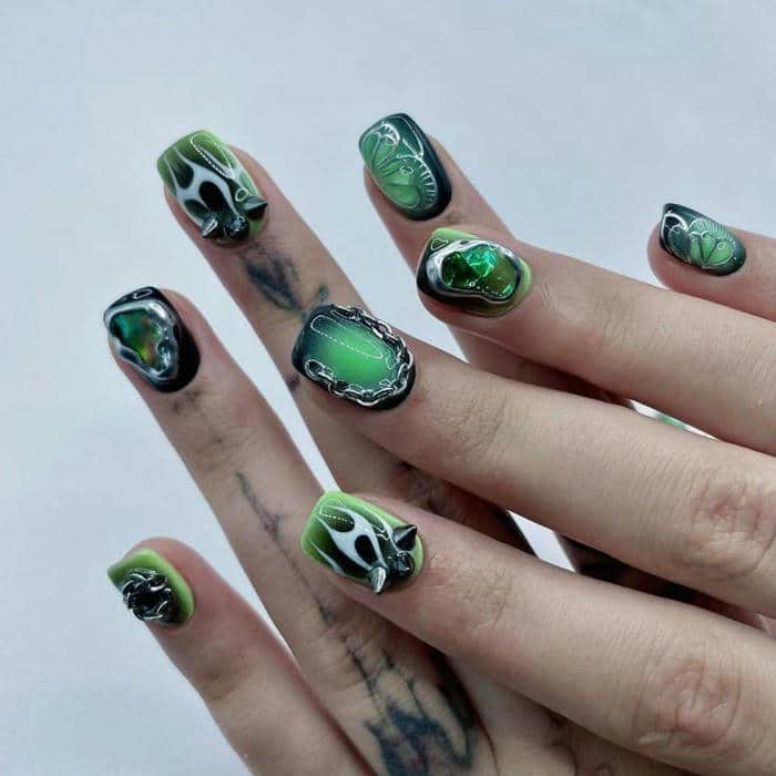 ảnh nail cá tính đẹp