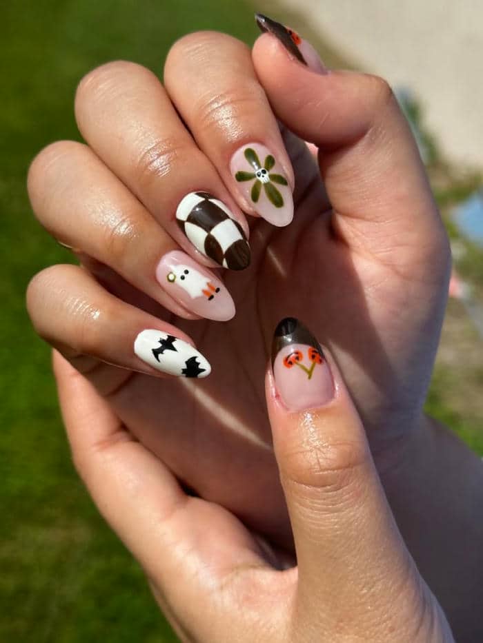 ảnh nail đẹp halloween