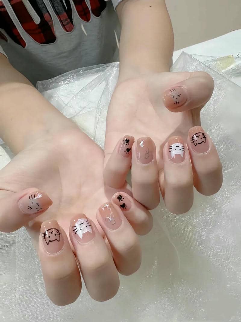 ảnh nail hài hước đáng yêu