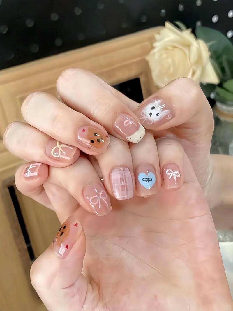 ảnh nail hài hước dễ thương