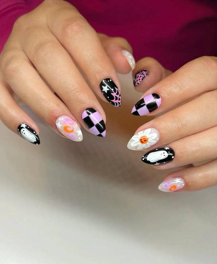 ảnh nail halloween đáng yêu