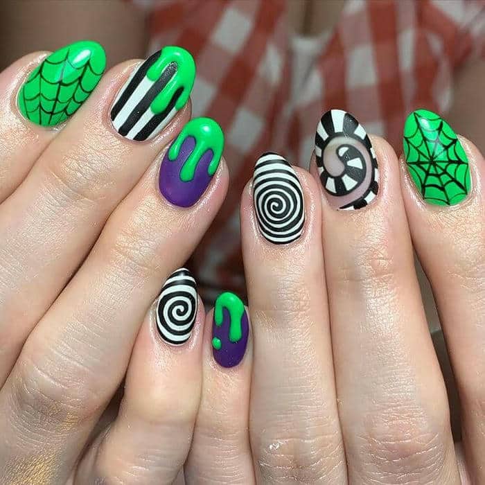 ảnh nail halloween