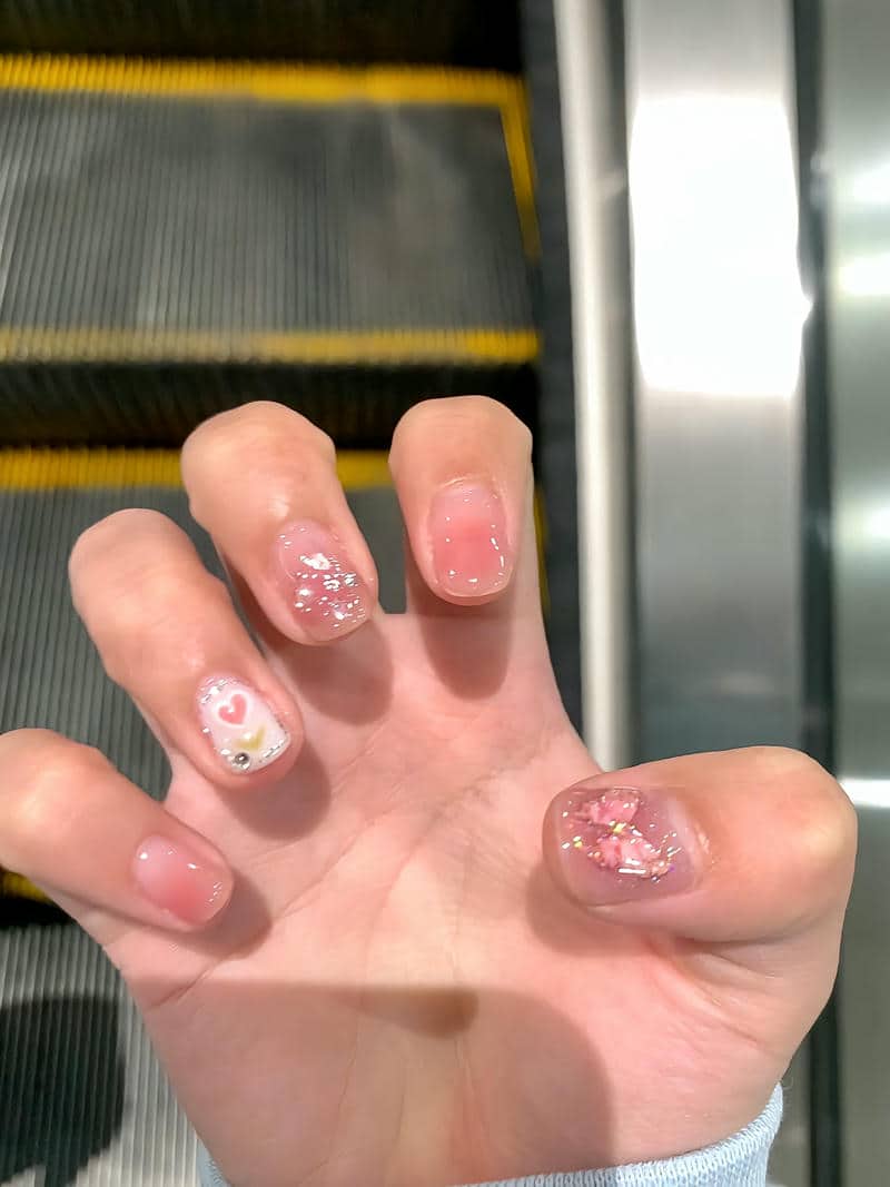 ảnh nail học sinh đơn giản
