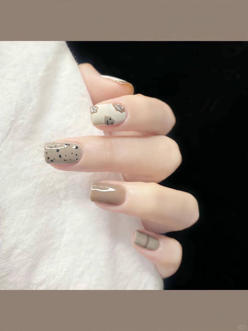 ảnh nail mặt cười đáng yêu