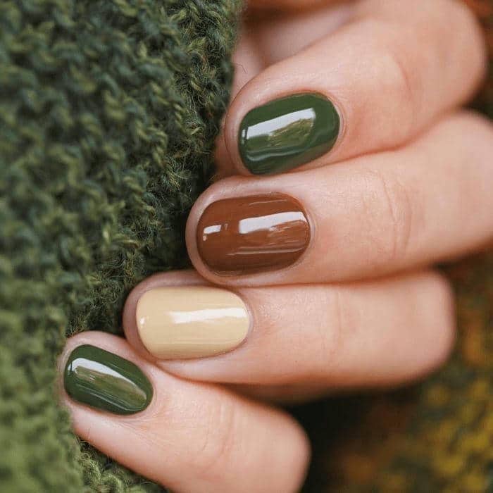 ảnh nail trơn tôn da