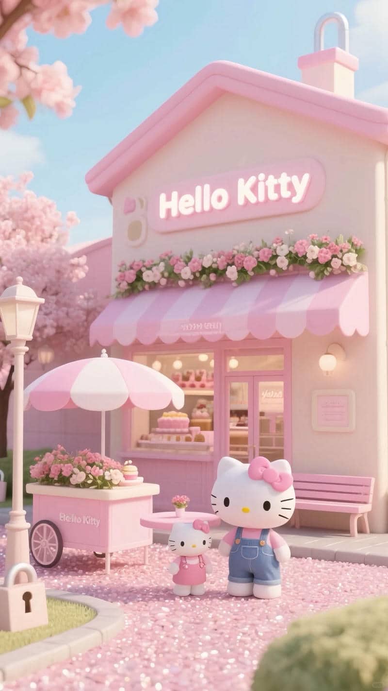 ảnh nền cute hello kitty