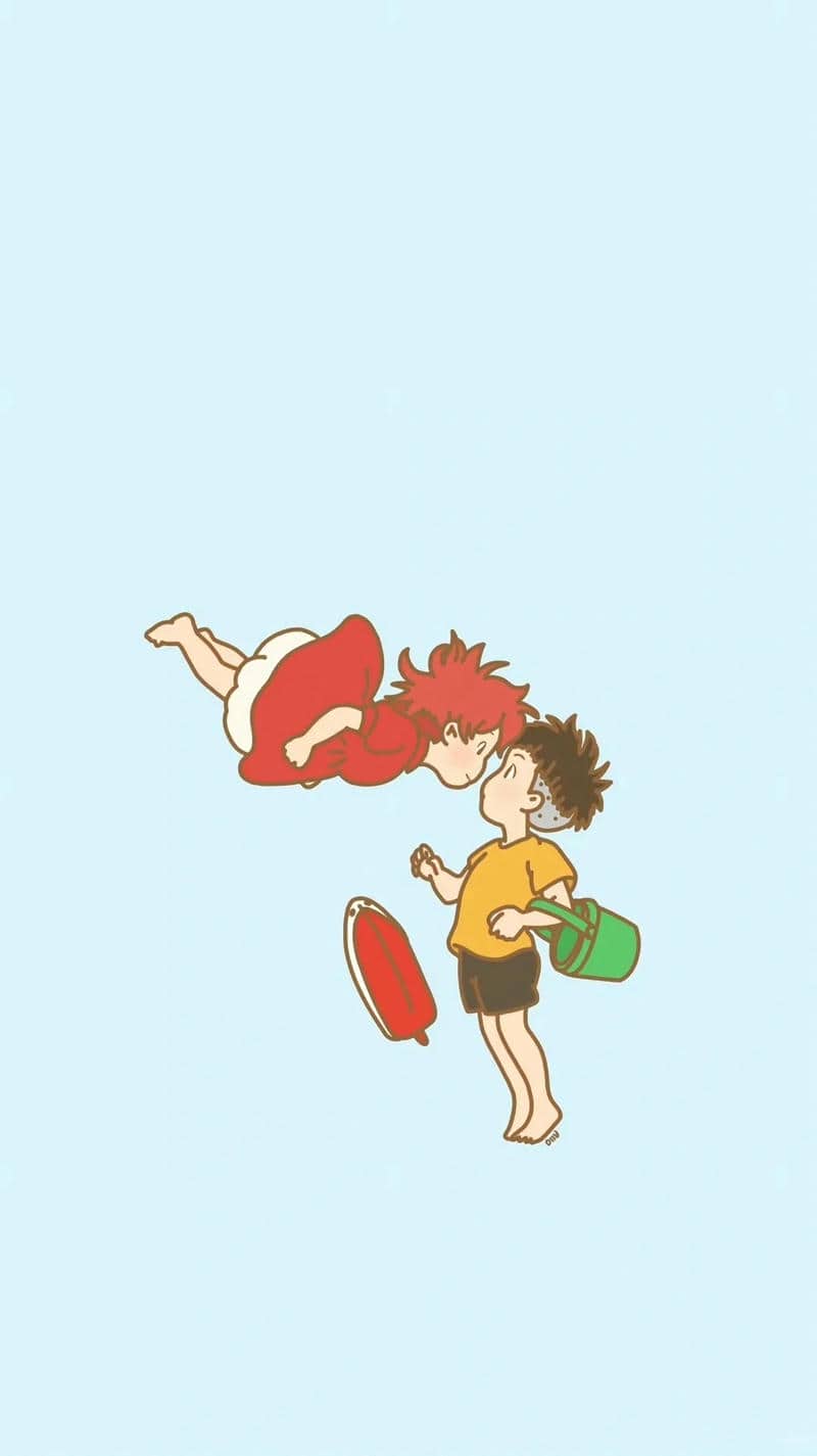ảnh nền điện thoại ponyo