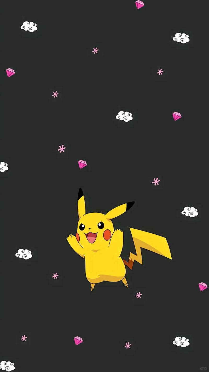 ảnh nền đt pikachu dễ thương