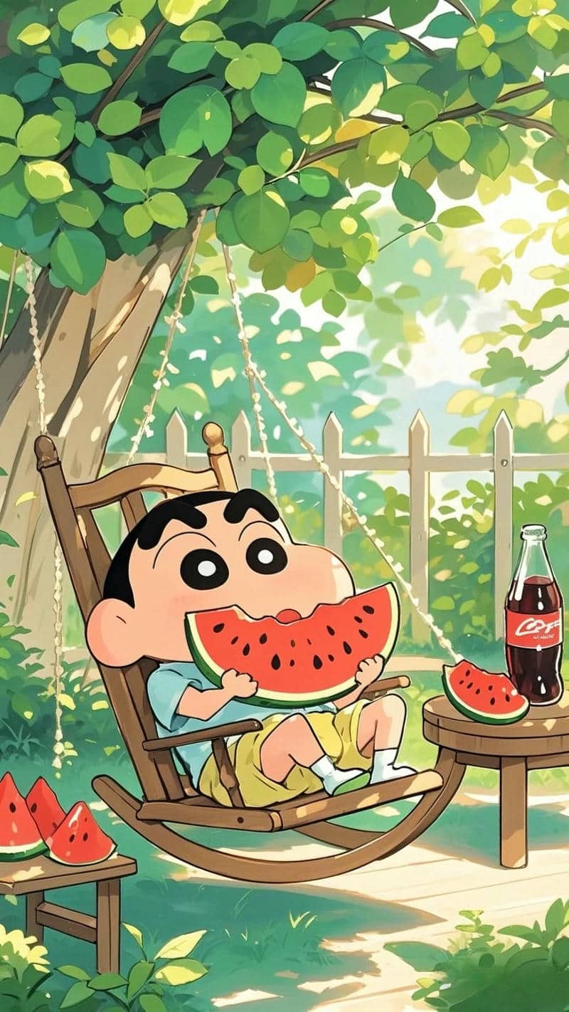 ảnh nền dưa hấu đáng yêu