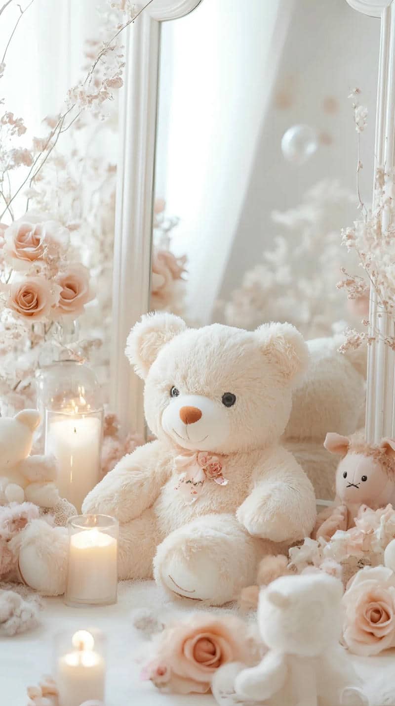 ảnh nền gấu cute