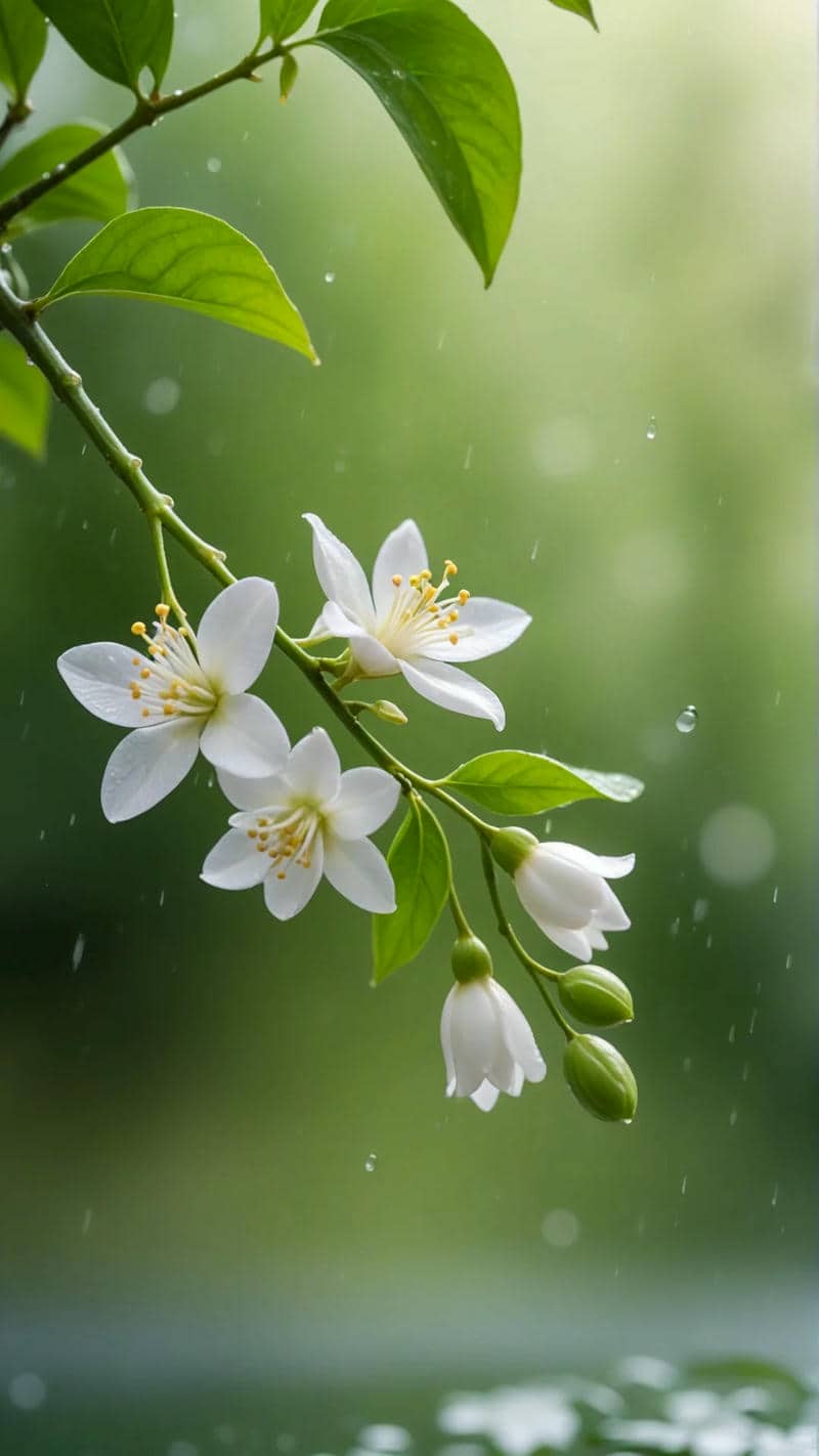 ảnh nền hoa nhài cho đt