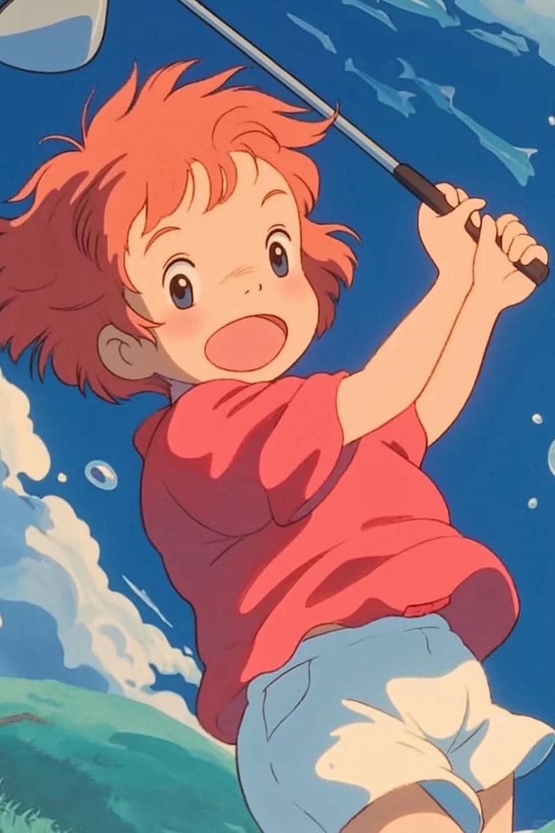 ảnh nền ponyo cute