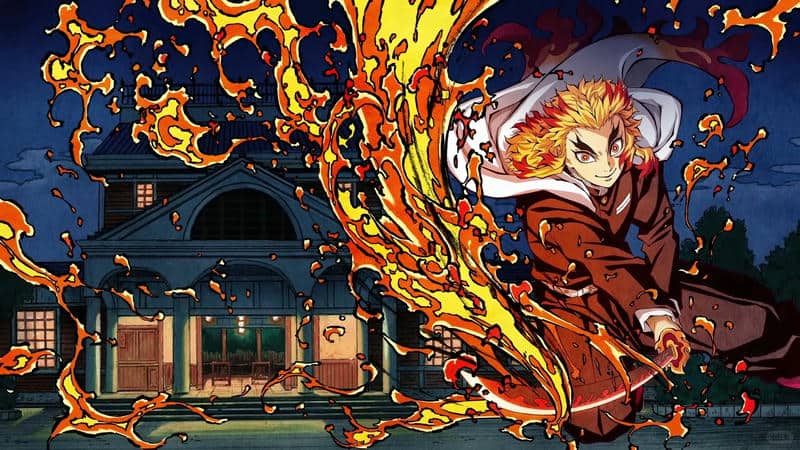 ảnh nền rengoku đẹp