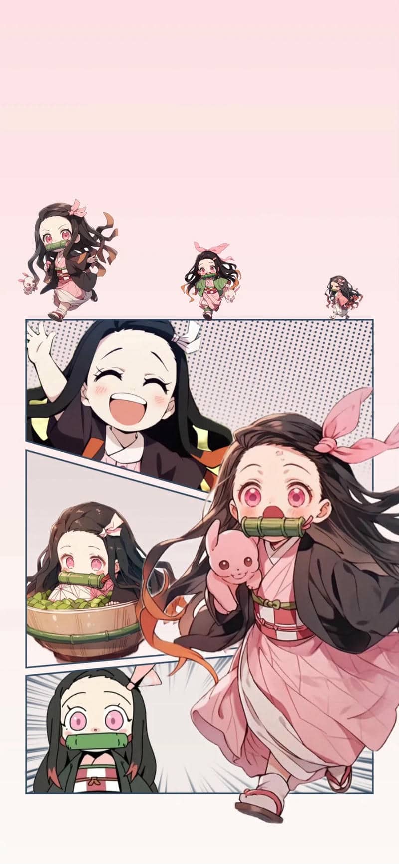 ảnh nezuko chibi cute