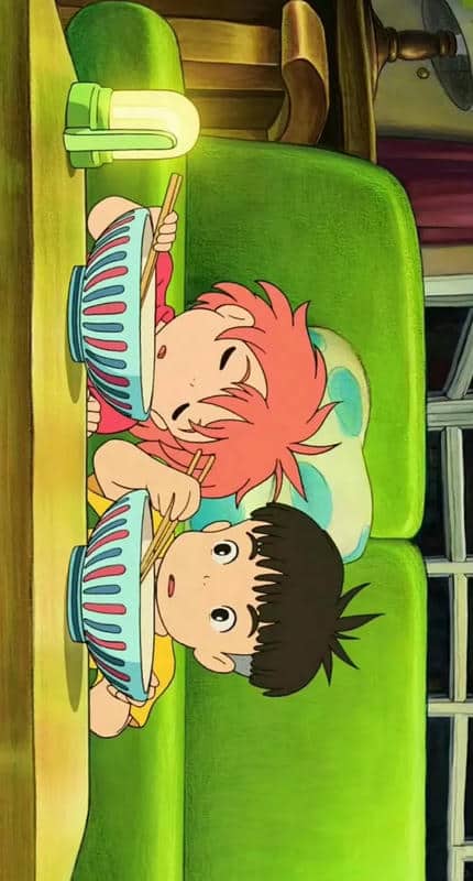 ảnh ponyo hình nền đáng yêu