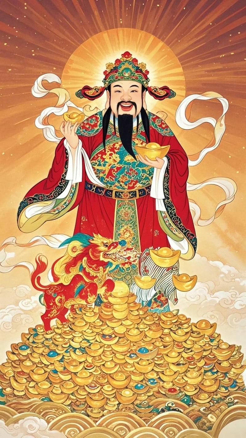 ảnh thần tài may mắn
