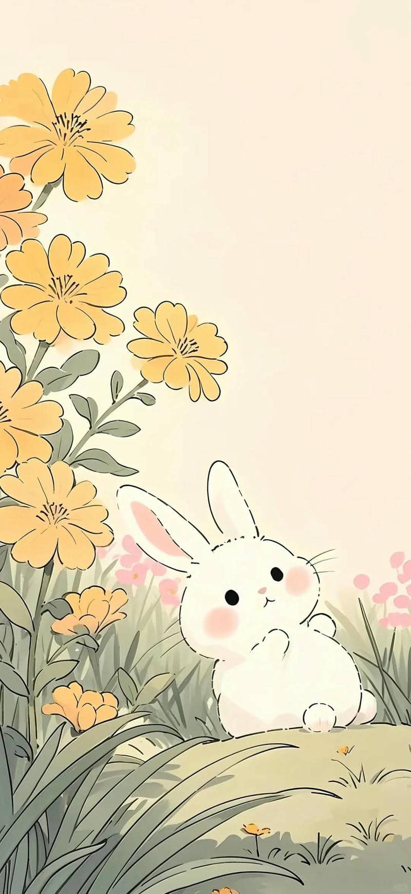 ảnh thỏ chibi cute