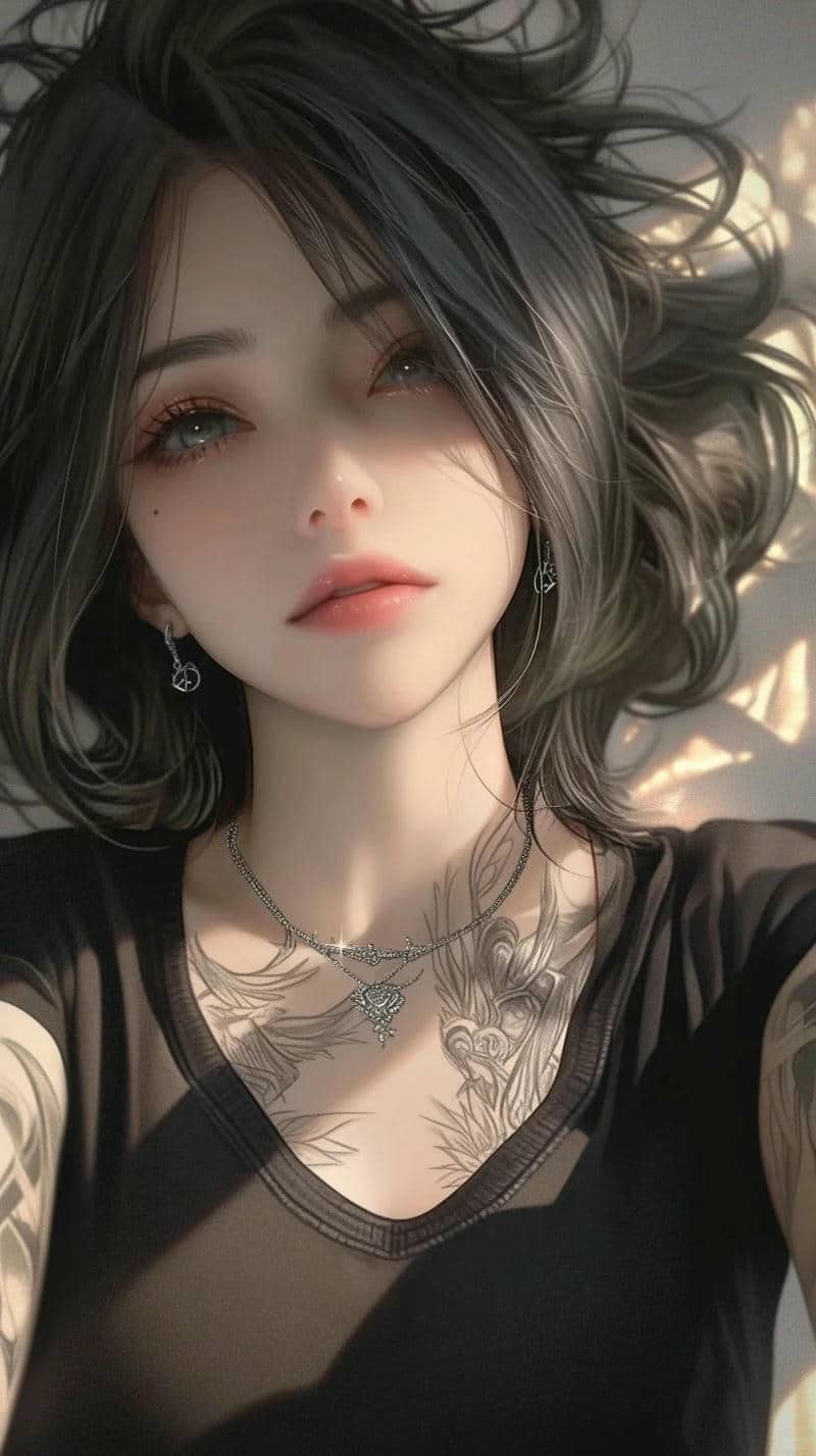anime nữ ngầu