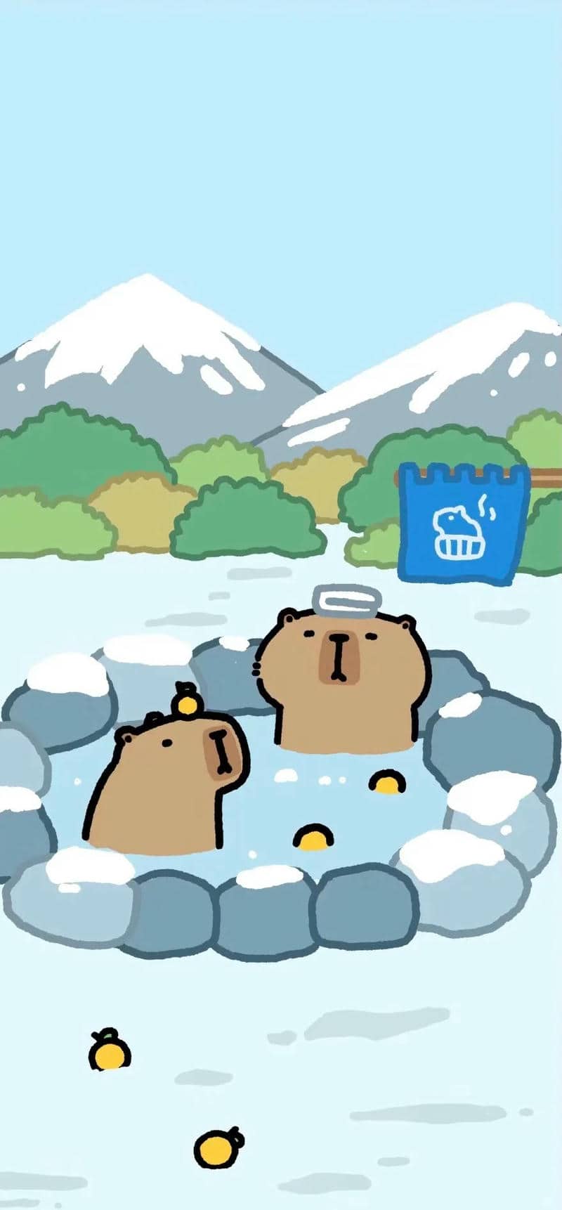 capybara hình nền điện thoại cute