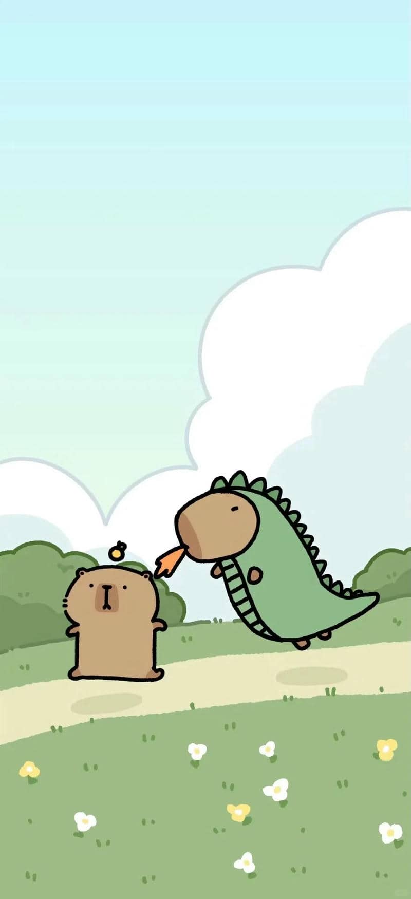 capybara hình nền đt đáng yêu