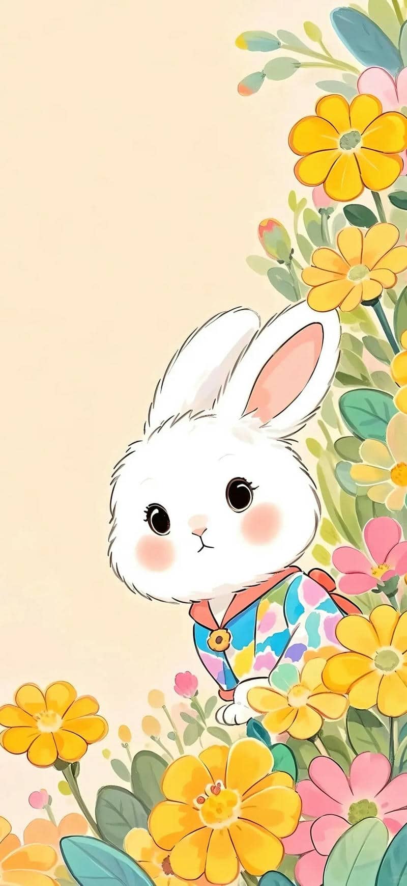 cute thỏ con dễ thương chibi